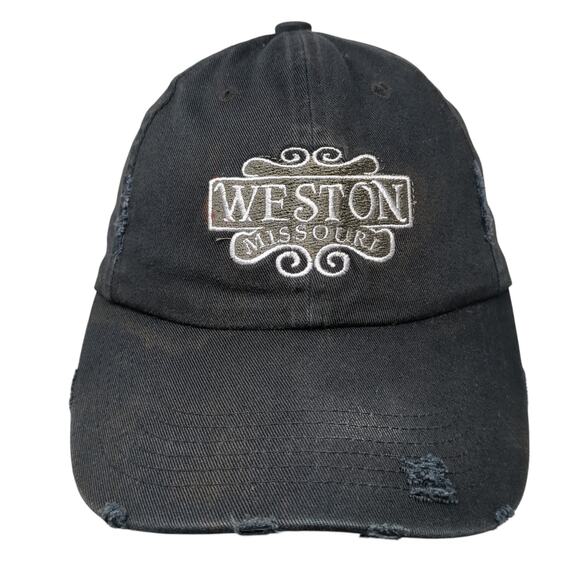 Weston Missouri Slideback Baseball Cap Black One Size Adjustable District - Picture 1 of 10